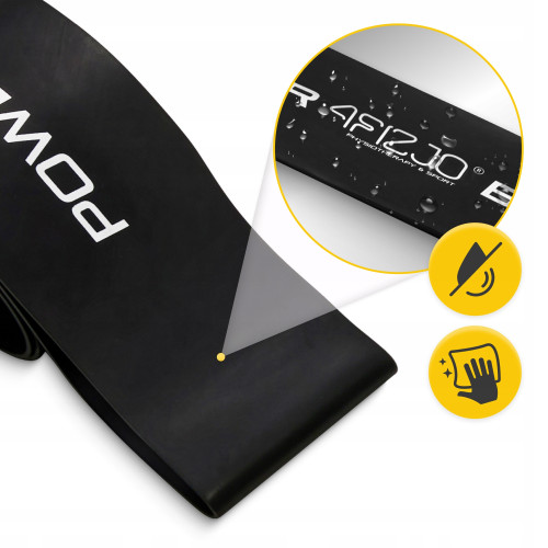 Резинка для фітнеса  4FIZJO Mini Power Band 1.2 мм 15-20 кг Black - фото №10